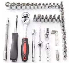 JUEGO DE HERRAMIENTAS DE 46 PIEZAS— ¡Potencia, Precisión y Versatilidad en tus Manos!