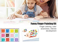 KIT MONTESSORI DE PINTURA PARA DEDOS – Creatividad, Color y Diversión Educativa.