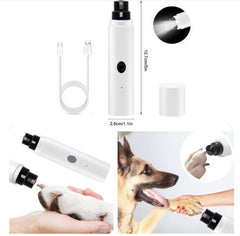 LIMA ELECTRICA CON LUZ PARA MASCOTAS - Uñas Seguras, Sin Estrés.