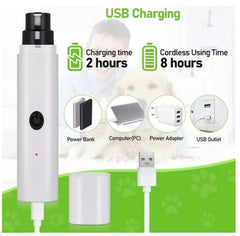 LIMA ELECTRICA CON LUZ PARA MASCOTAS - Uñas Seguras, Sin Estrés.