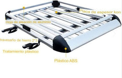 PARRILLA PORTA EQUIPAJE DE ALUMINIO 125x90 CM
