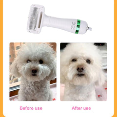 SECADORA Y CEPILLO 2 EN 1 PARA MASCOTAS