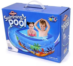PISCINA RECTANGULAR INFLABLE PARA NIÑOS 180 Cm - Alegría bajo el sol.