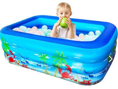 PISCINA RECTANGULAR INFLABLE PARA NIÑOS 180 Cm - Alegría bajo el sol.