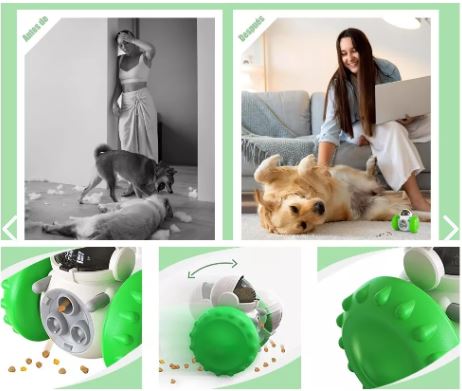 KINGO Dispensador de Alimento  – Juego Inteligente para Mascotas Felices
